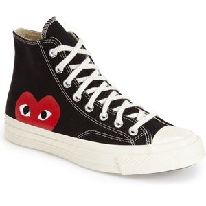 Comme des Garçons PLAY x Converse Chuck Taylor Hidden Heart High top Sneaker